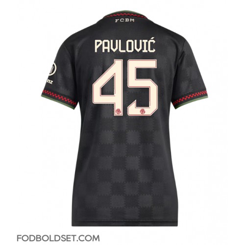 Bayern Munich Aleksandar Pavlovic #45 Tredjetrøje Dame 2025-26 Kortærmet